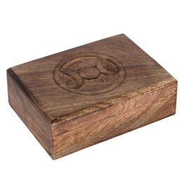 SMD Triple Moon Wooden Tarot card Box