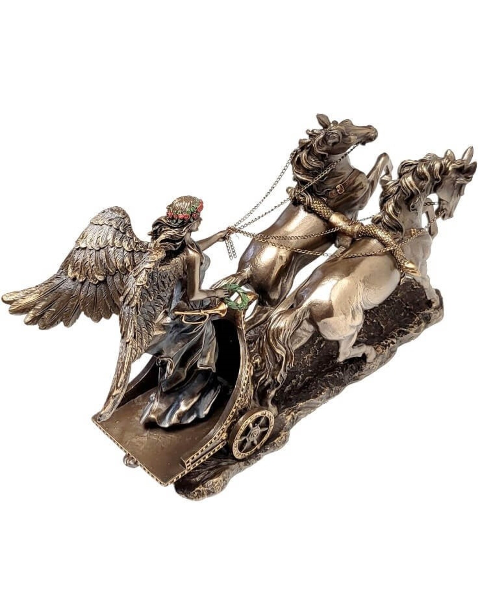 Veronese Design Giftware Figurines Collectables - Greek Goddess Nike in Chariot