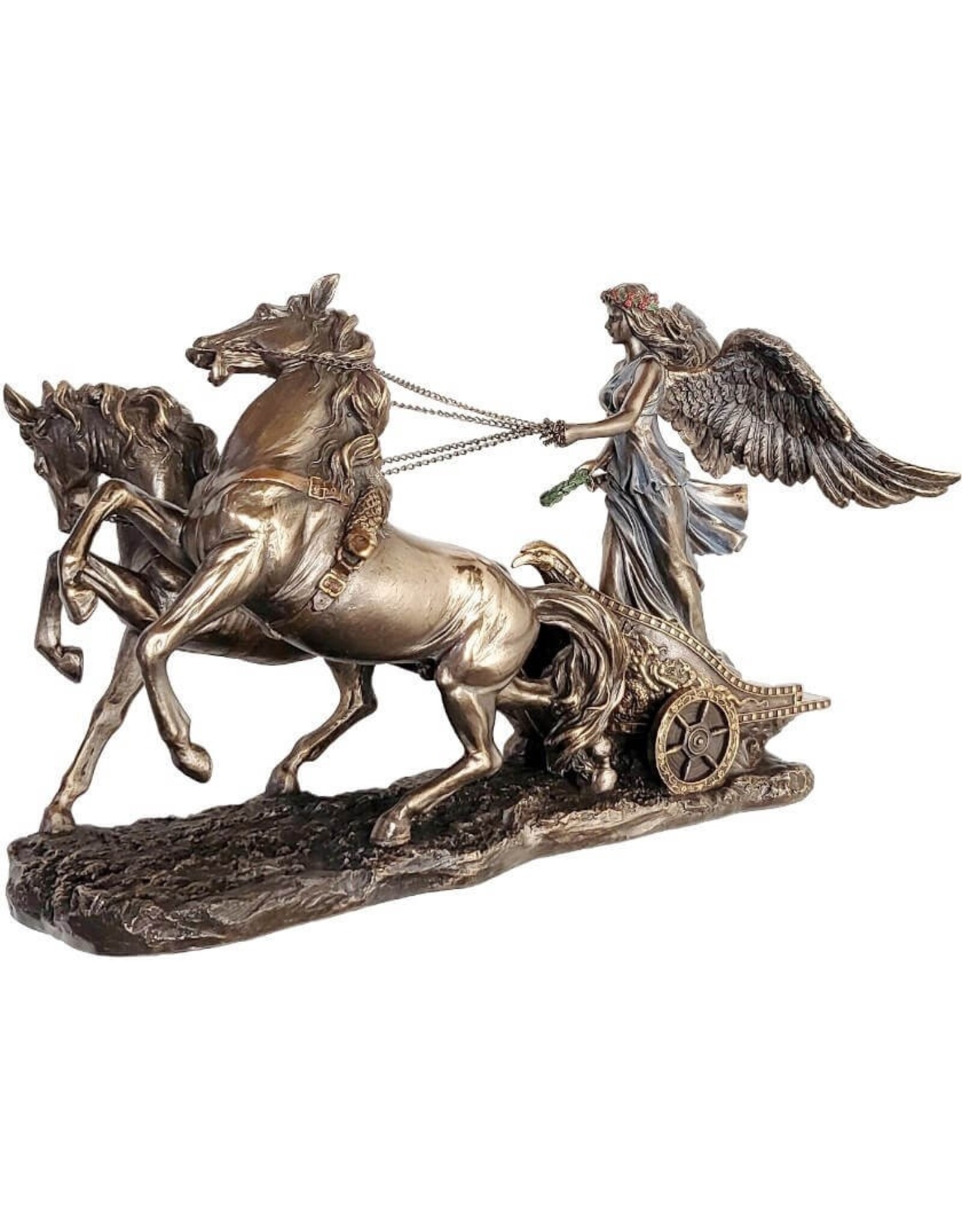 Veronese Design Giftware Figurines Collectables - Greek Goddess Nike in Chariot