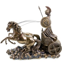 Veronese Design Athena Riding on Chariot statue Veronese Design