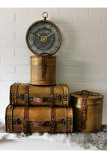JJA Miscellaneous - Steampunk Houten Hutkoffer Set van 2