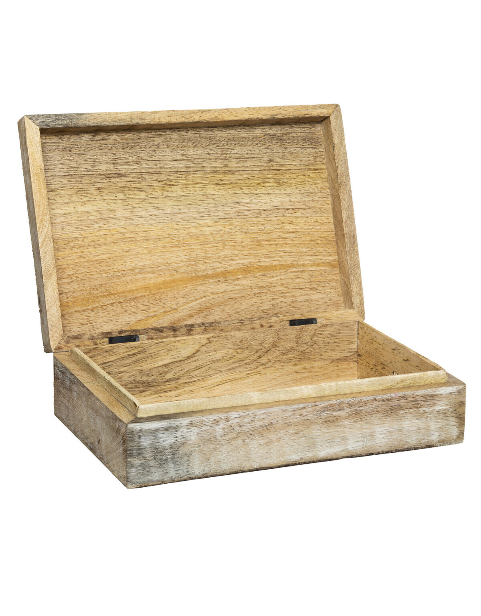 ATM Miscellaneous - Set of 2 Mango Wood Storage Boxes "Ritual"