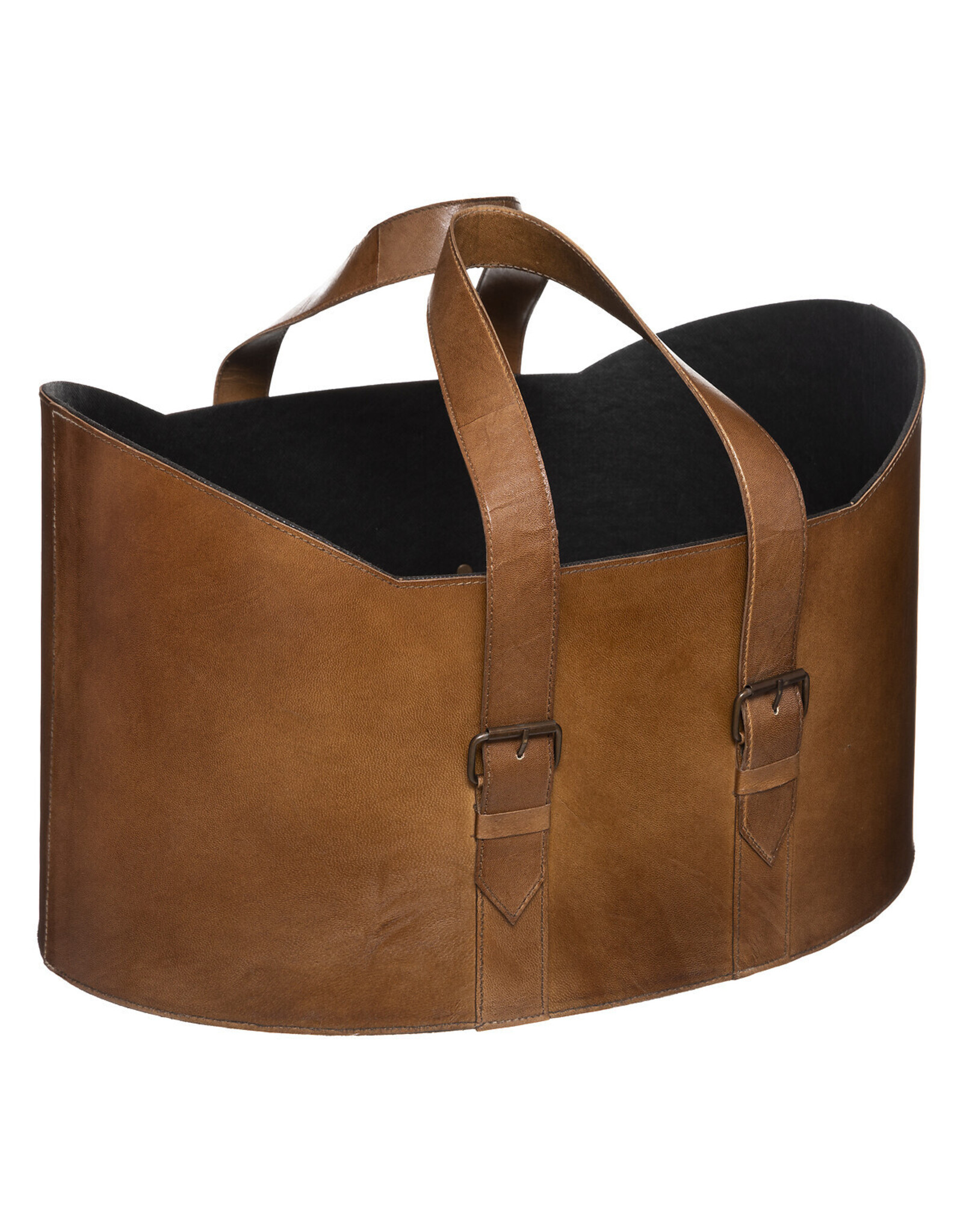 ATM Miscellaneous - Set of 2 Leather baskets "Logan"