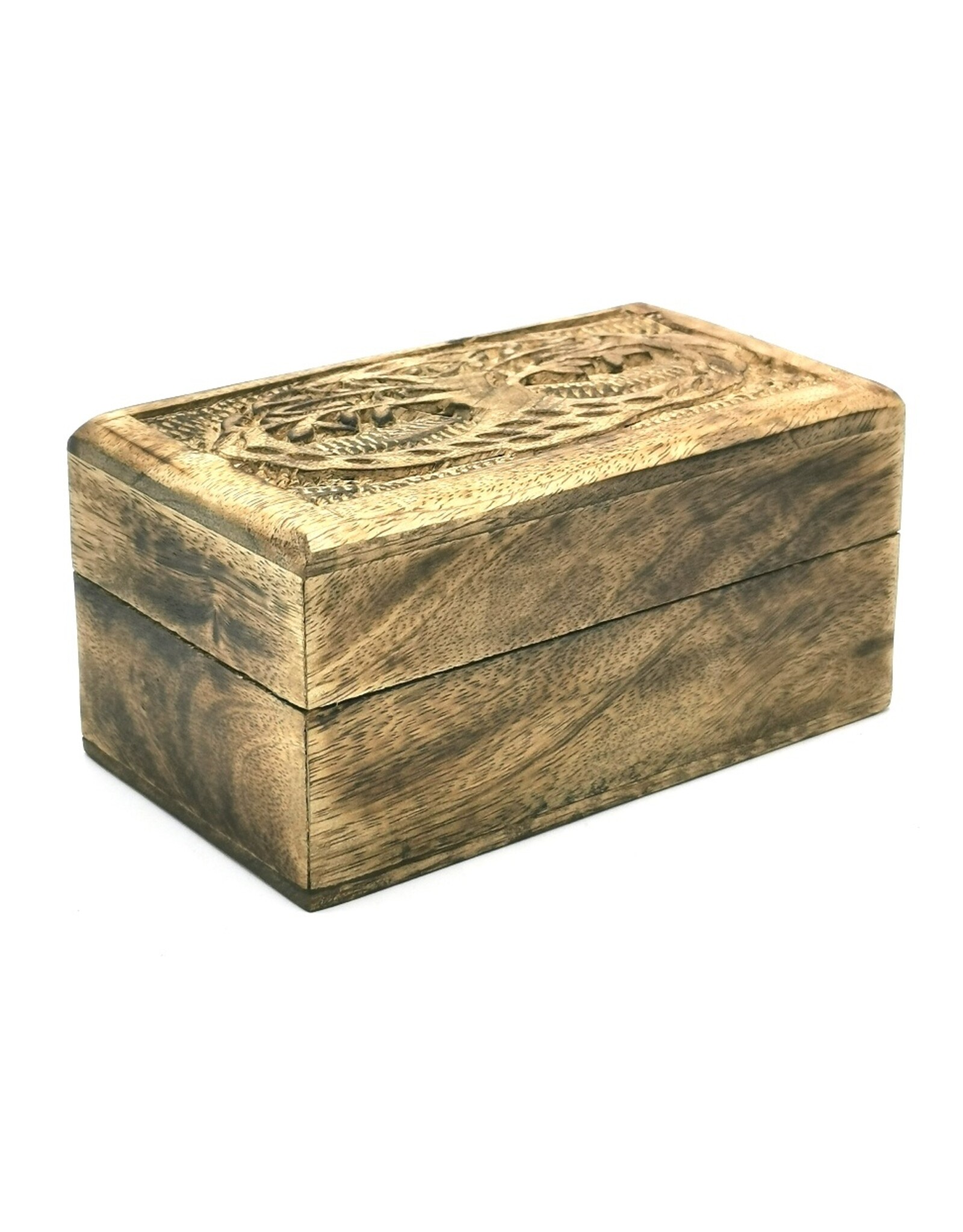 SMD Miscellaneous - Houten Levensboom Doosje 12,5cm  x 7,5cm