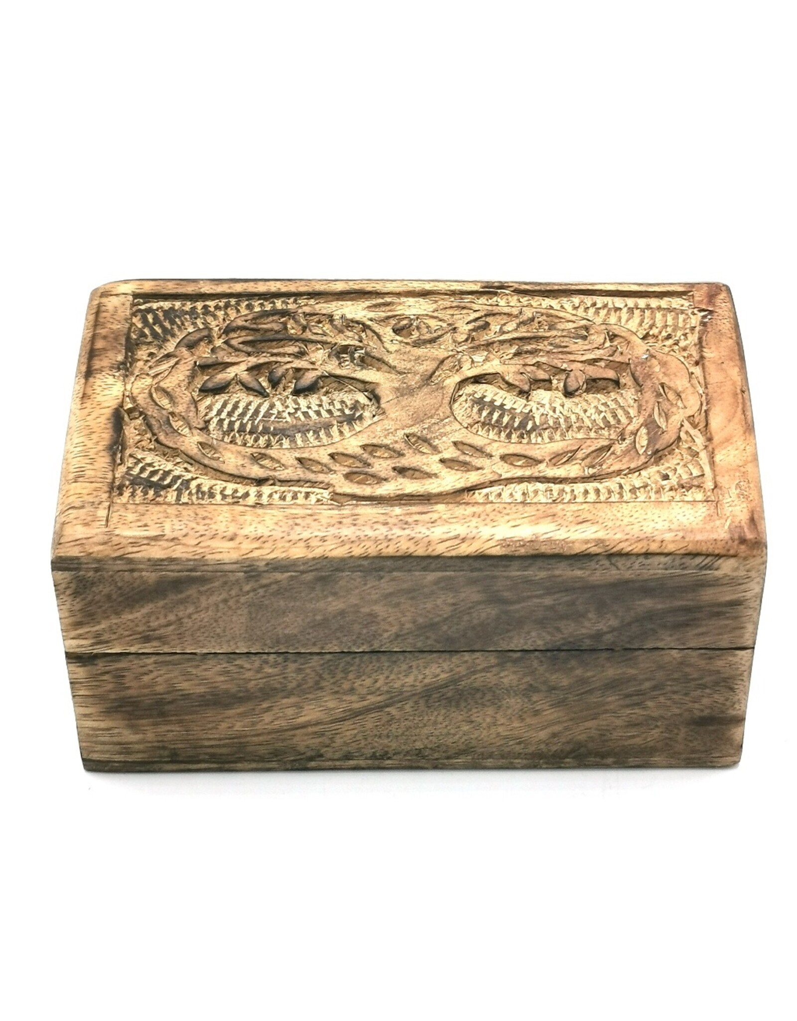 SMD Miscellaneous - Wooden Tree of Life box 12,5cm  x 7,5cm