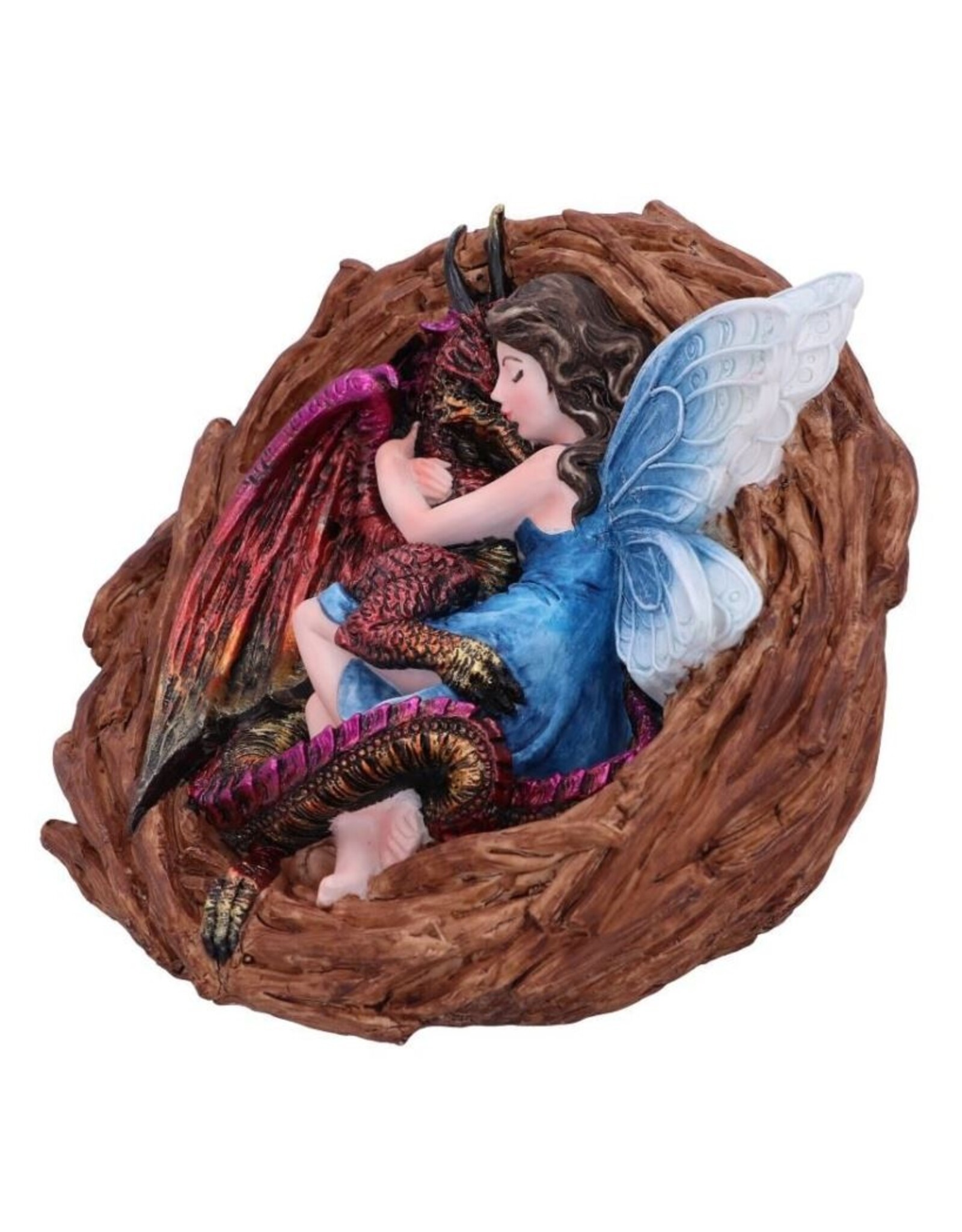 Alator Giftware Figurines Collectables - Love Nest Fairy Dragon Figurine 15.5cm