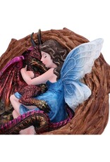 Alator Giftware Figurines Collectables - Love Nest Fairy Dragon Figurine 15.5cm