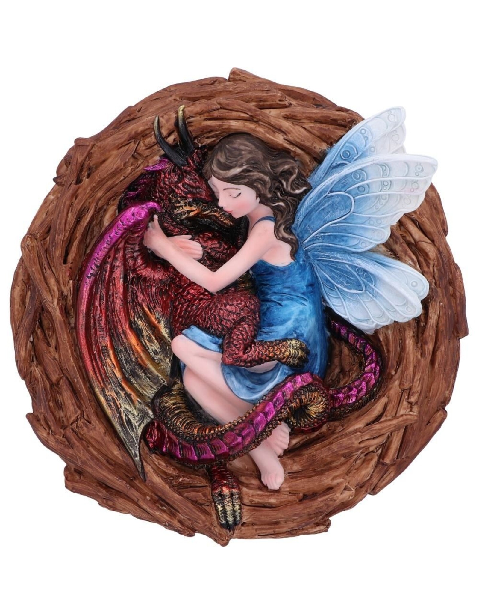 Alator Giftware Figurines Collectables - Love Nest Fairy Dragon Figurine 15.5cm