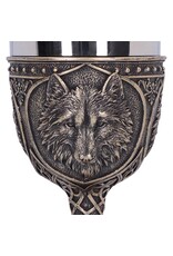 NemesisNow Giftware & Lifestyle - Wild Thirst Medieval Wolf Chalice 20cm