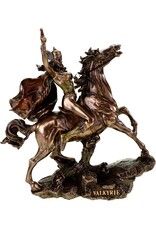 Veronese Design Giftware & Lifestyle - Valkyrie on horse with sword Bronzed Figurine Veronese Design