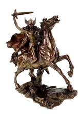 Veronese Design Giftware & Lifestyle - Valkyrie on horse with sword Bronzed Figurine Veronese Design