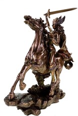 Veronese Design Giftware & Lifestyle - Valkyrie on horse with sword Bronzed Figurine Veronese Design