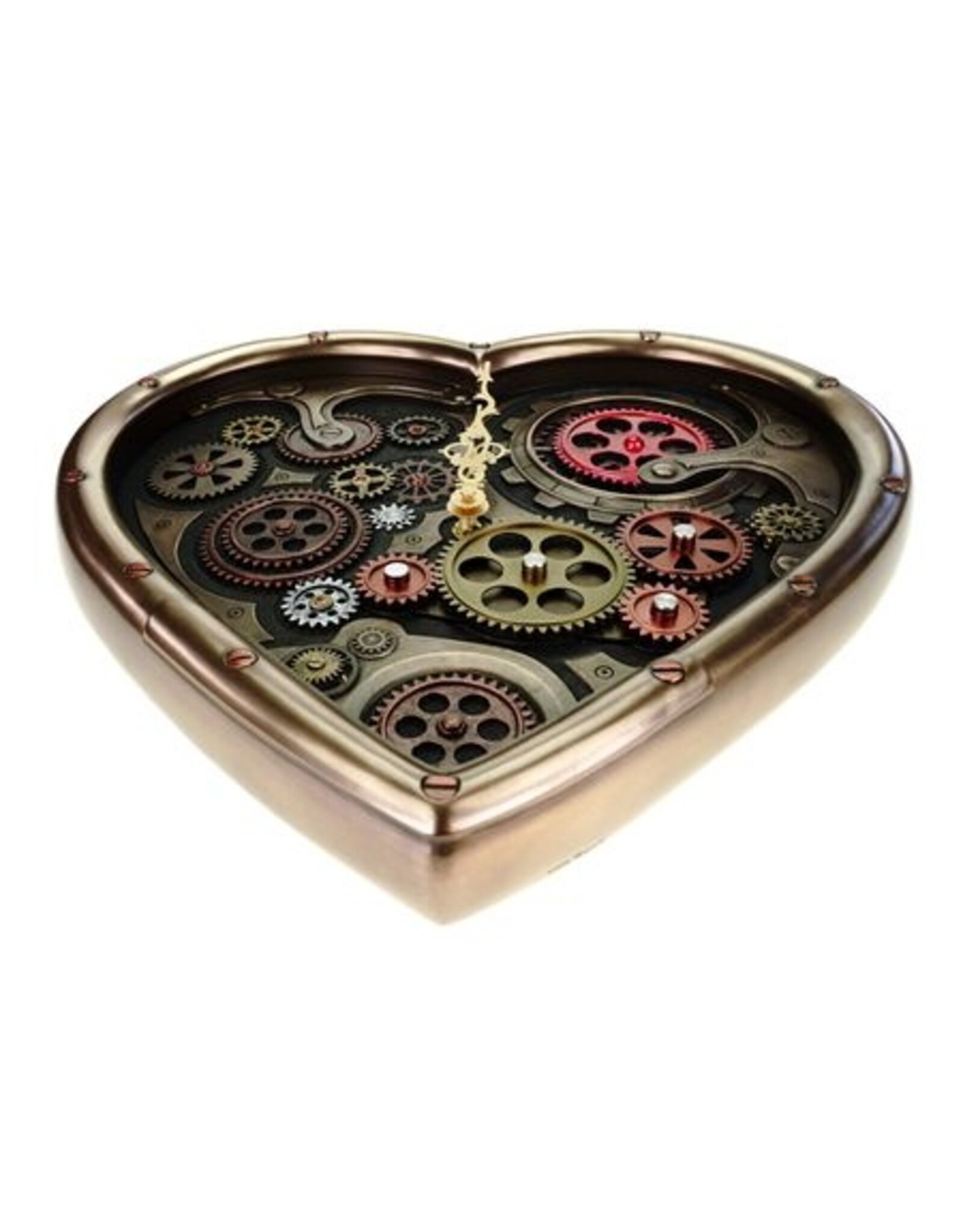 Veronese Design Giftware & Lifestyle - Steampunk Heart Wall Clock Time of Love