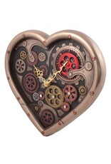 Veronese Design Giftware & Lifestyle -  Steampunk Hart Wandklok Time of Love