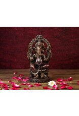 Veronese Design Giftware Figurines Collectables - Ganesha Hindu God Sitting Veronese Design