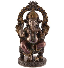 Veronese Design Ganesha Hindoeïstische God Zittend Veronese Design