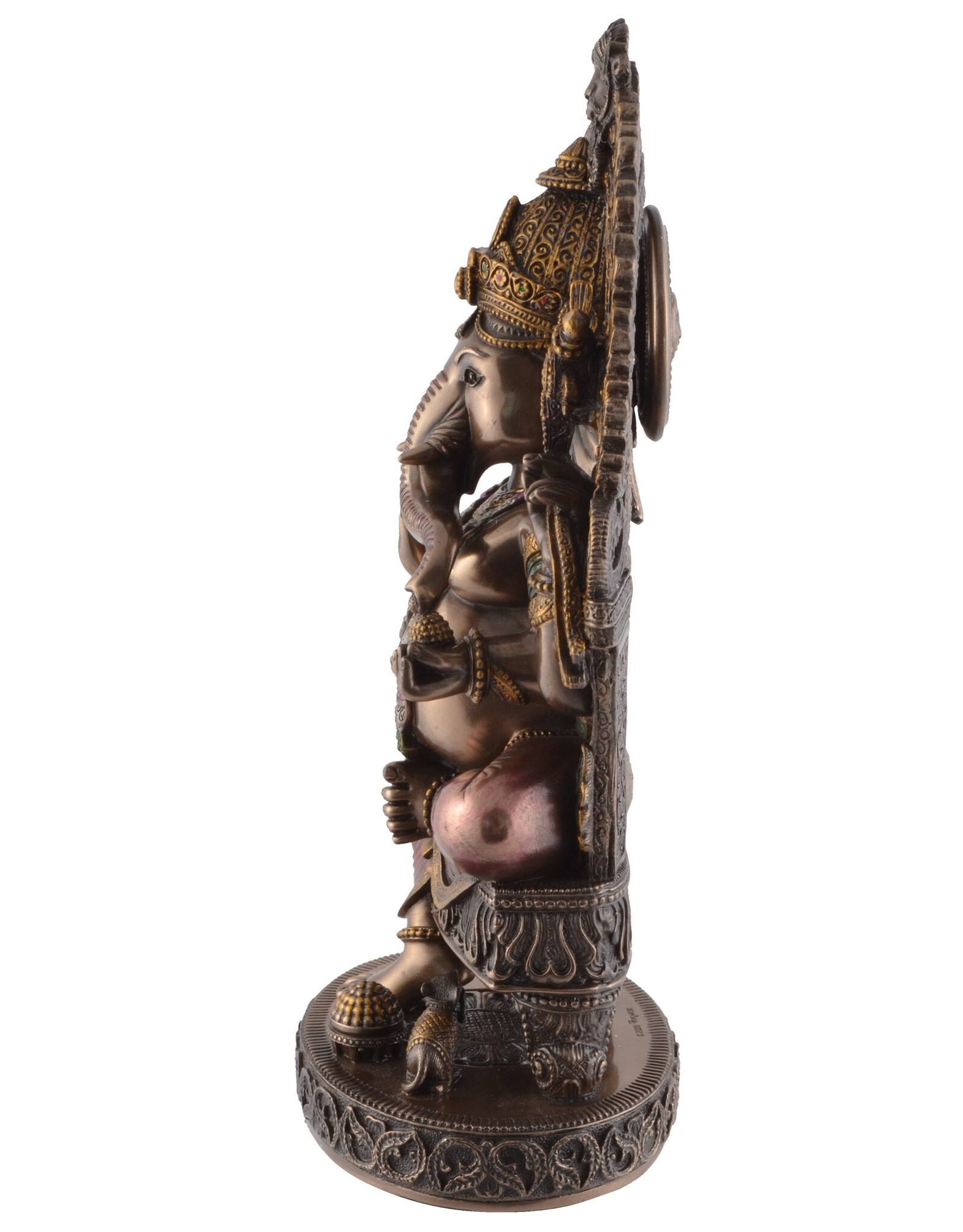 Veronese Design Giftware Figurines Collectables - Ganesha Hindu God Sitting Veronese Design