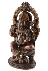 Veronese Design Giftware Beelden Collectables  - Ganesha Hindoeïstische God Zittend Veronese Design