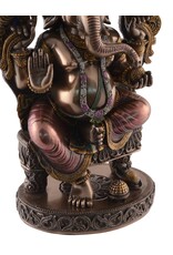 Veronese Design Giftware Beelden Collectables  - Ganesha Hindoeïstische God Zittend Veronese Design