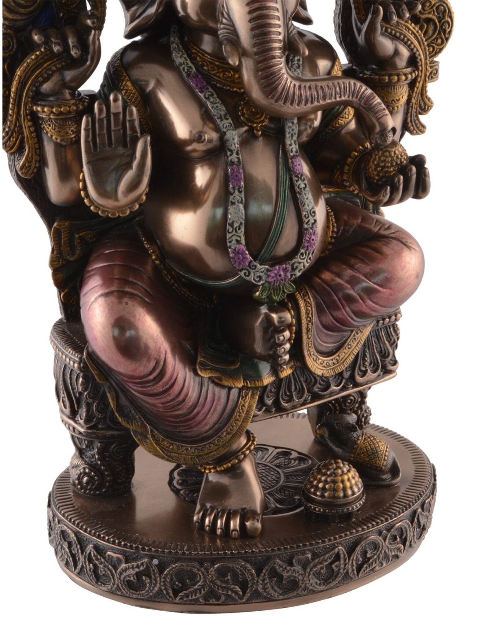 Veronese Design Giftware Beelden Collectables  - Ganesha Hindoeïstische God Zittend Veronese Design