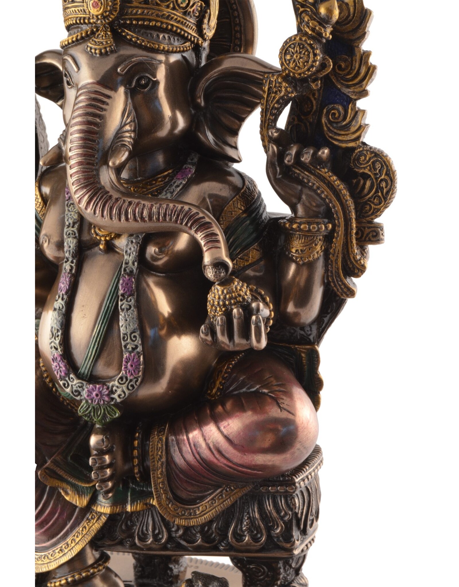 Veronese Design Giftware Beelden Collectables  - Ganesha Hindoeïstische God Zittend Veronese Design