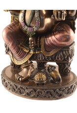 Veronese Design Giftware Beelden Collectables  - Ganesha Hindoeïstische God Zittend Veronese Design