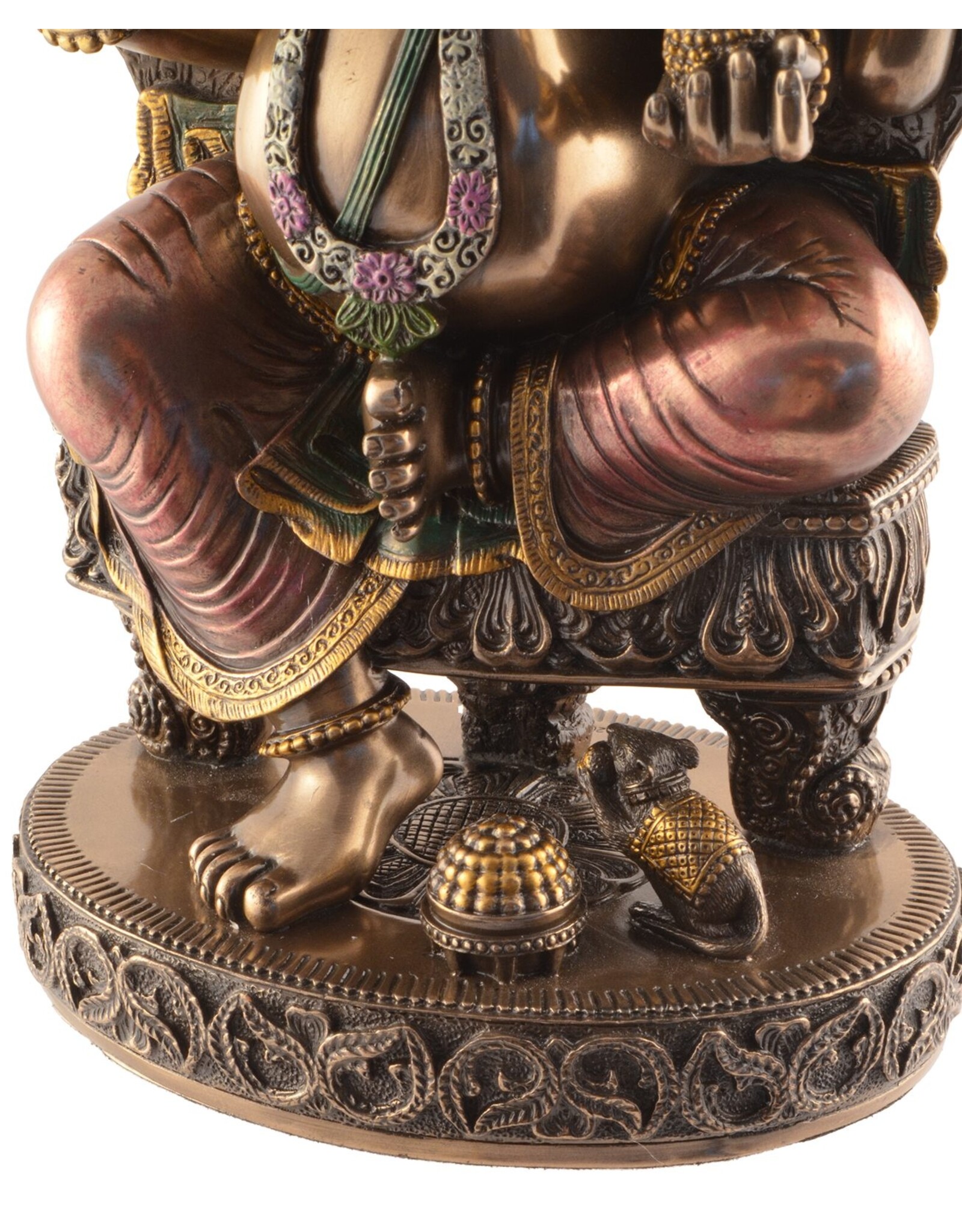 Veronese Design Giftware Figurines Collectables - Ganesha Hindu God Sitting Veronese Design