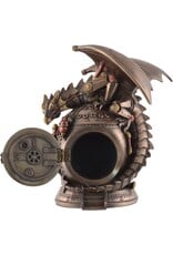 Veronese Design Giftware & Lifestyle - Steampunk Dragon on the Time Machine with Clock Veronese Design