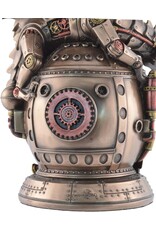 Veronese Design Giftware & Lifestyle - Steampunk Dragon on the Time Machine with Clock Veronese Design