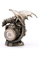 Veronese Design Giftware & Lifestyle - Steampunk Dragon on the Time Machine with Clock Veronese Design