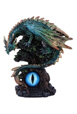 Alator Giftware Figurines Collectables -  Forest Seer Green Dragon Eye Figurine 16cm