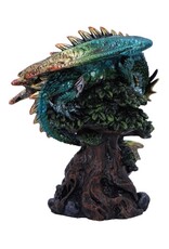 Alator Giftware Figurines Collectables -  Forest Seer Green Dragon Eye Figurine 16cm