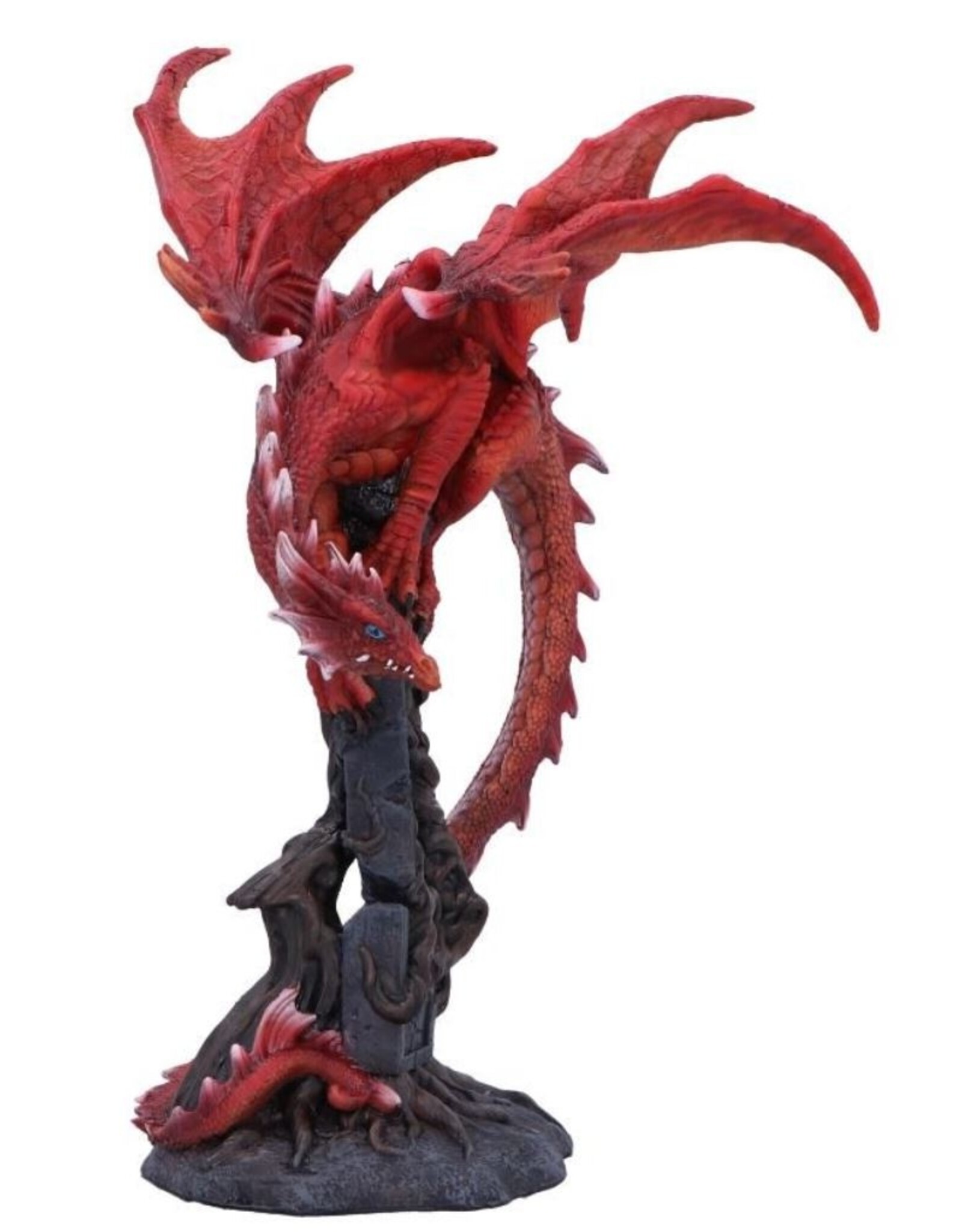 Alator Giftware Figurines Collectables - Draconic Roots Red Dragon Figurine 28.5cm