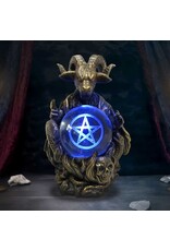 NemesisNow Giftware & Lifestyle - Orbuculum of the Baphomet Illuminating Figurine 16cm