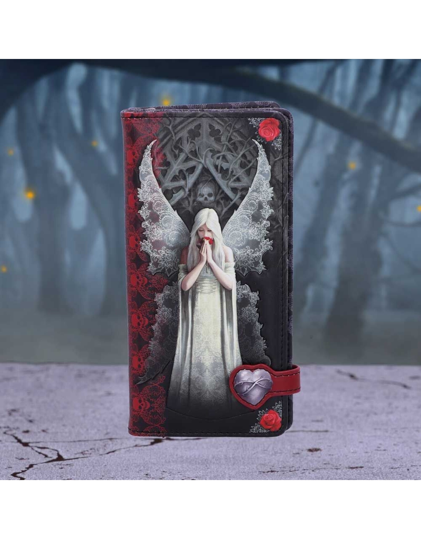 NemesisNow Gothic wallets and Purses - Anne Stokes Only Love Remains Embossed Purse