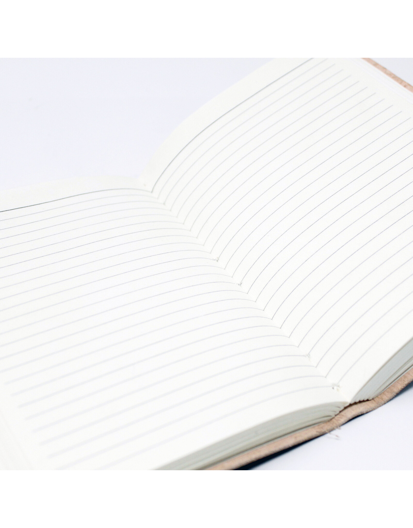 AWG Miscellaneous - Leather Notebook with Black Onyx & Compass 17cm x 12 cm