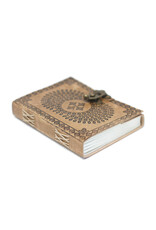 AWG Miscellaneous - Leather Notebook Mandala embossing 18cm x 13cm