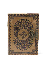 AWG Miscellaneous - Leren Notitieboekje Mandala reliëf 18cm x 13cm