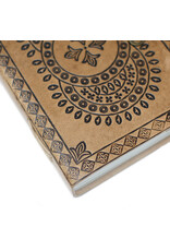 AWG Miscellaneous - Leren Notitieboekje Mandala reliëf 18cm x 13cm
