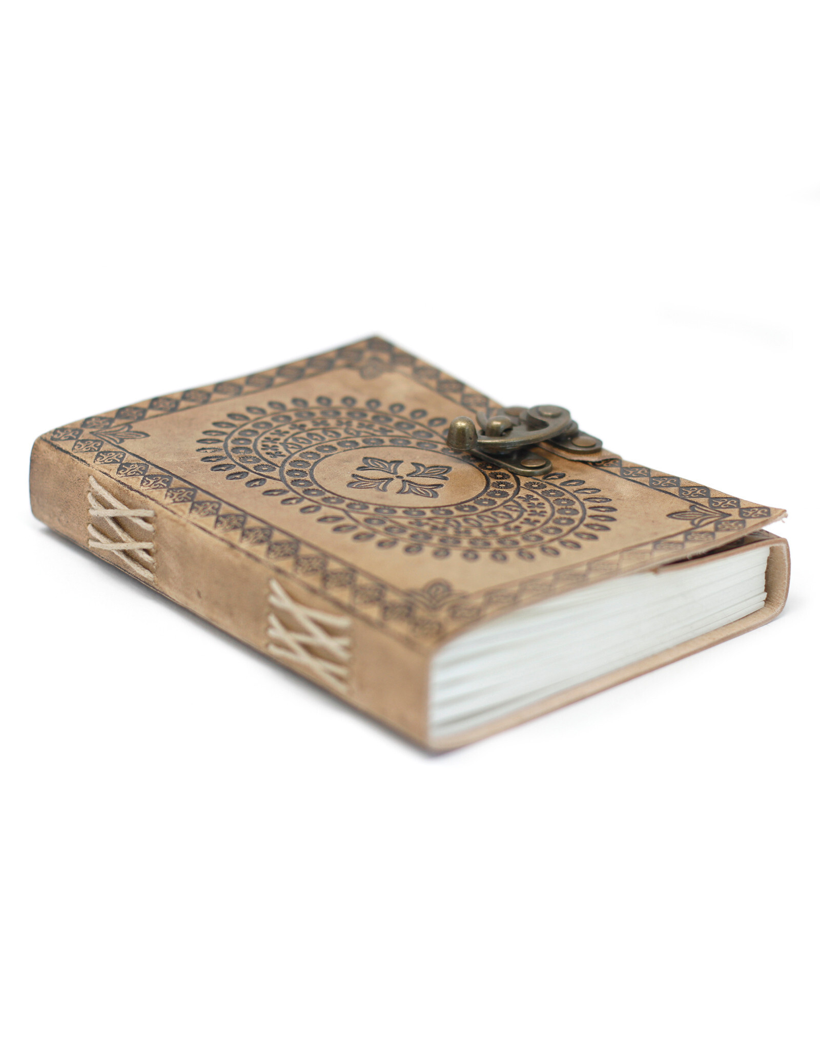 AWG Miscellaneous - Leather Notebook Mandala embossing 18cm x 13cm