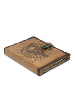 AWG Miscellaneous - Leather Notebook Pentagon & Skull 18x13cm