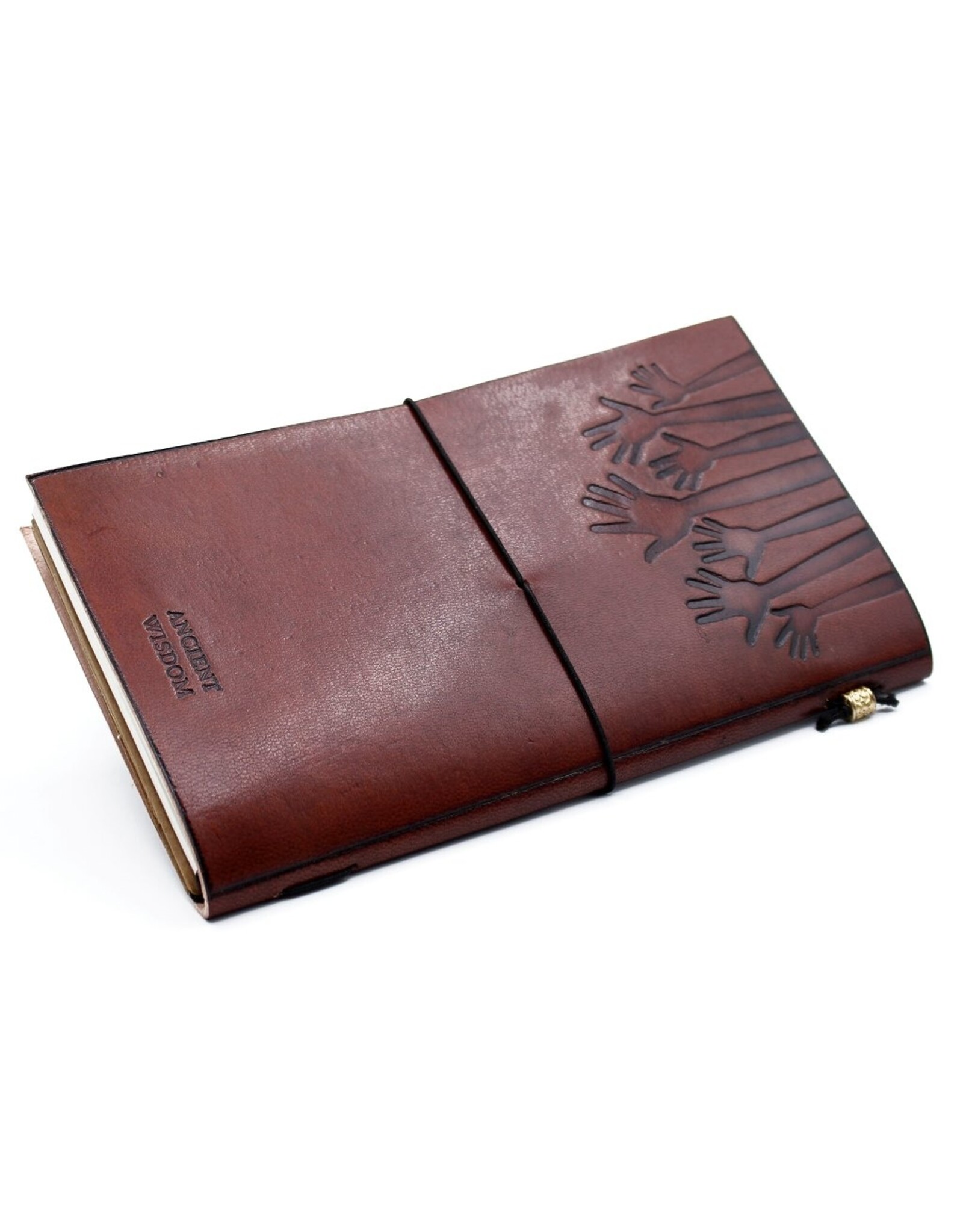 AWG Miscellaneous - Leren Dagboek 'True Friends' 22x12cm