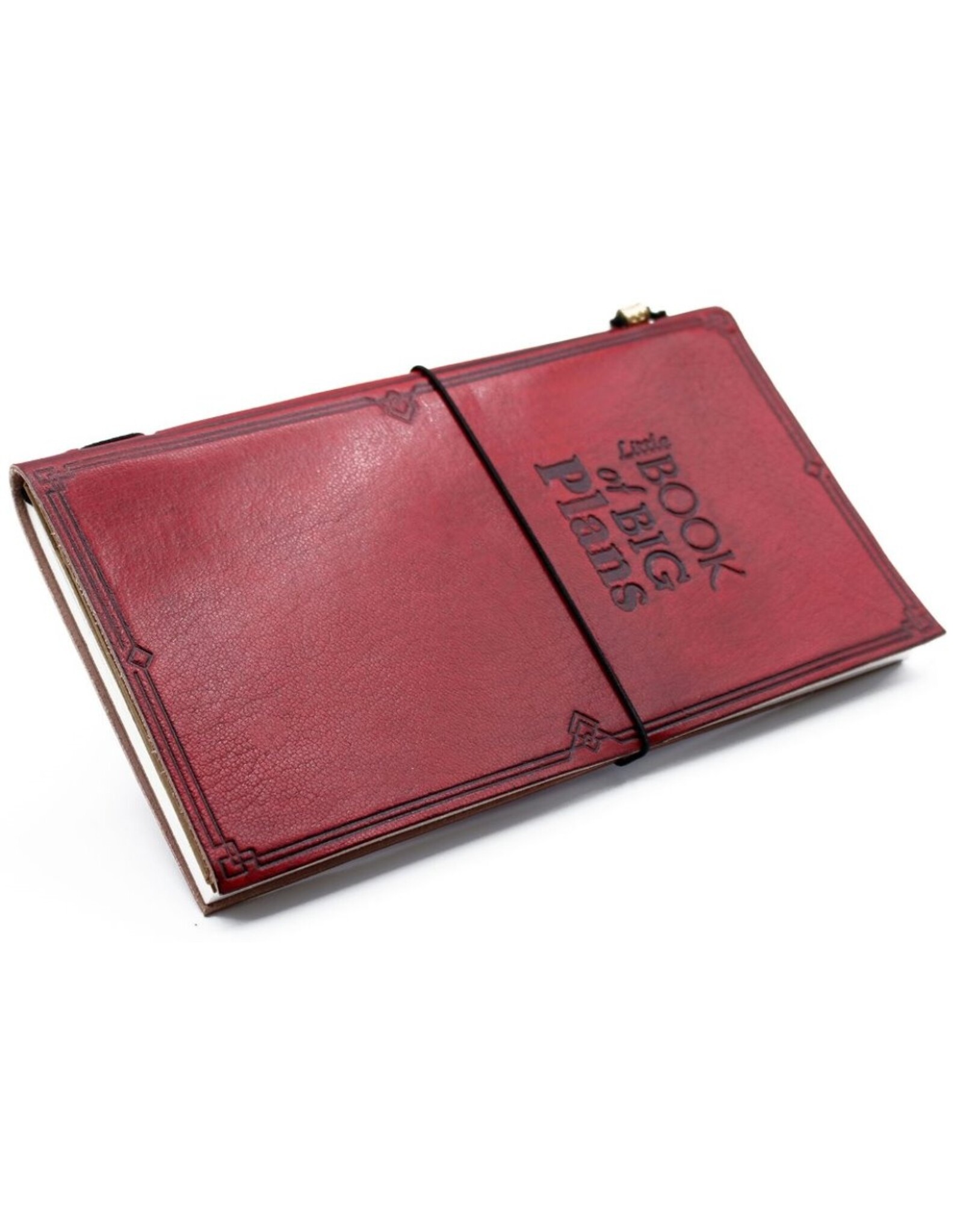AWG Miscellaneous - Leather Journal 'Little Book of Big Plans' 22x12cm