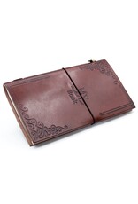 AWG Miscellaneous - Leather Journal 'My Bucket List Book'  22x12cm