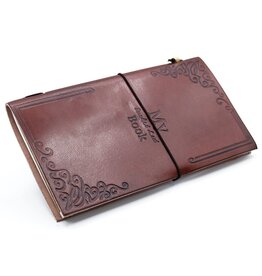 AWG Leather Journal 'My Bucket List Book'  22x12cm