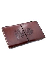 AWG Miscellaneous - Leren Dagboek 'Travel the World' 22x12cm