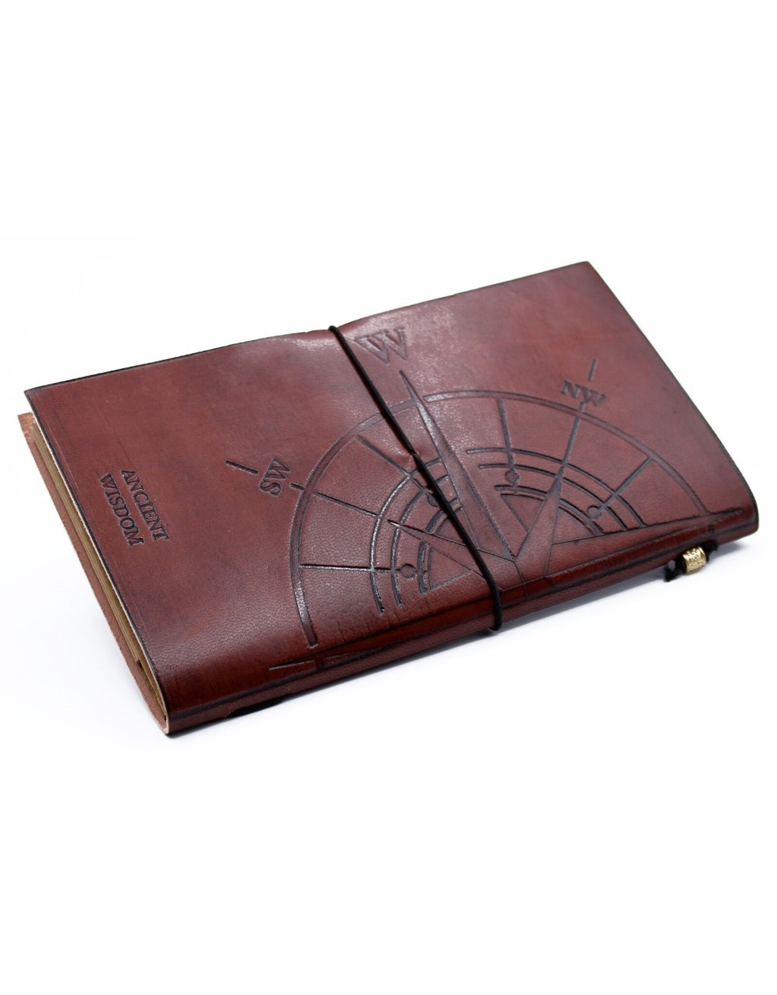 AWG Miscellaneous - Leather Journal 'Travel the World'  22x12cm opy