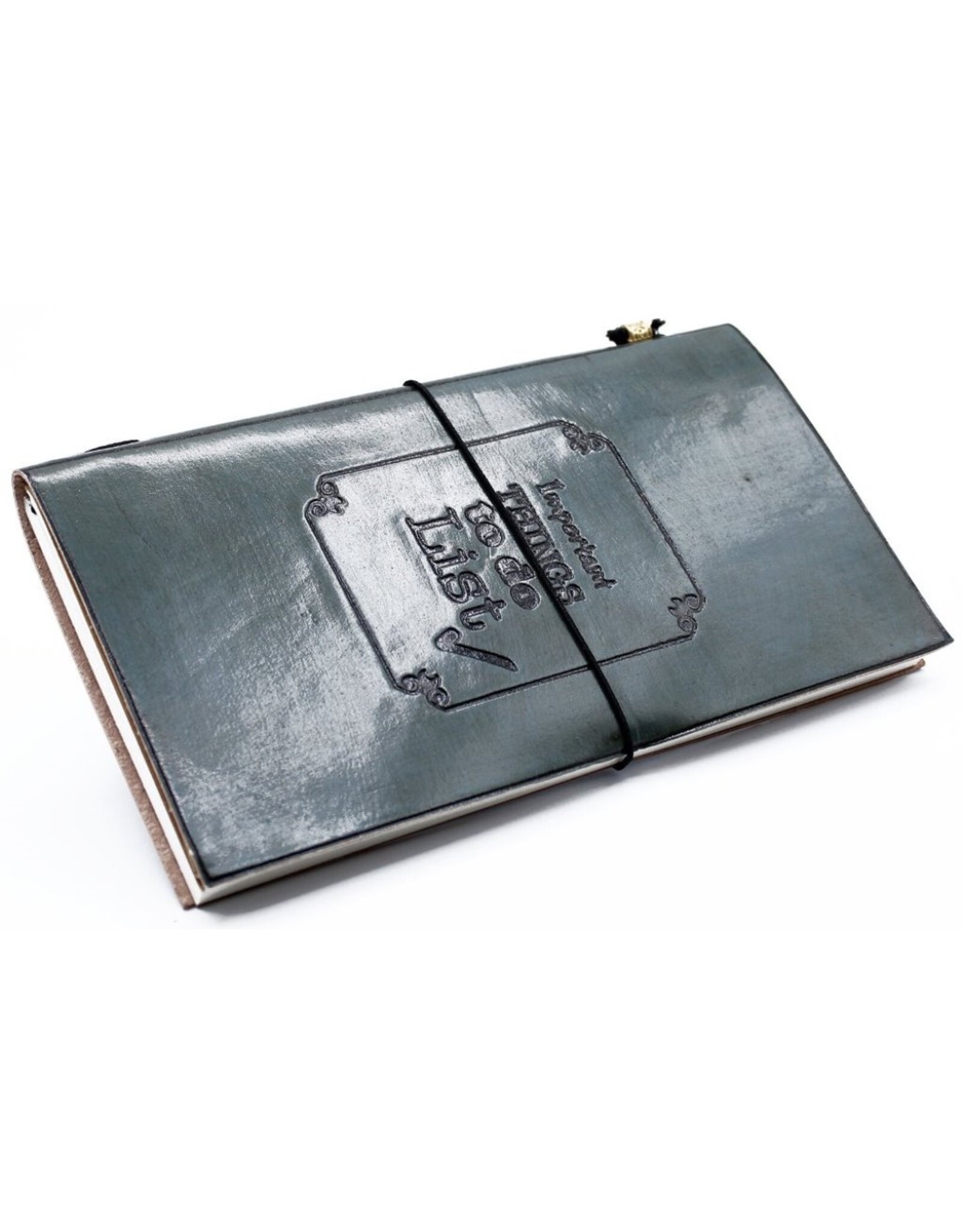 AWG Miscellaneous - Leather Journal 'Important Things To Do'  22x12cm opy