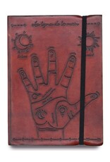 AWG Miscellaneous - Leren Notitieboek Palmistry 18x13cm