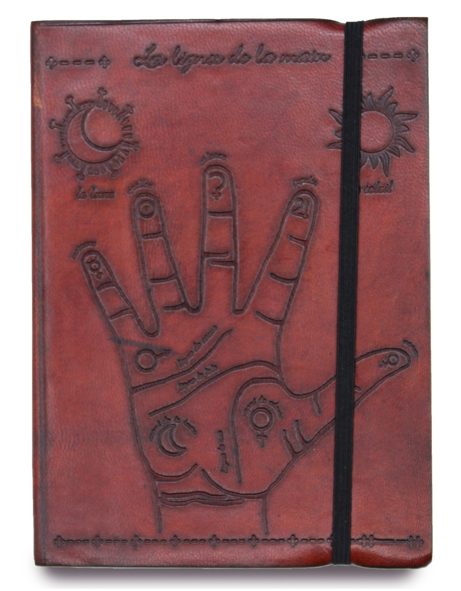 AWG Miscellaneous - Leather Notebook Palmistry 18x13cm